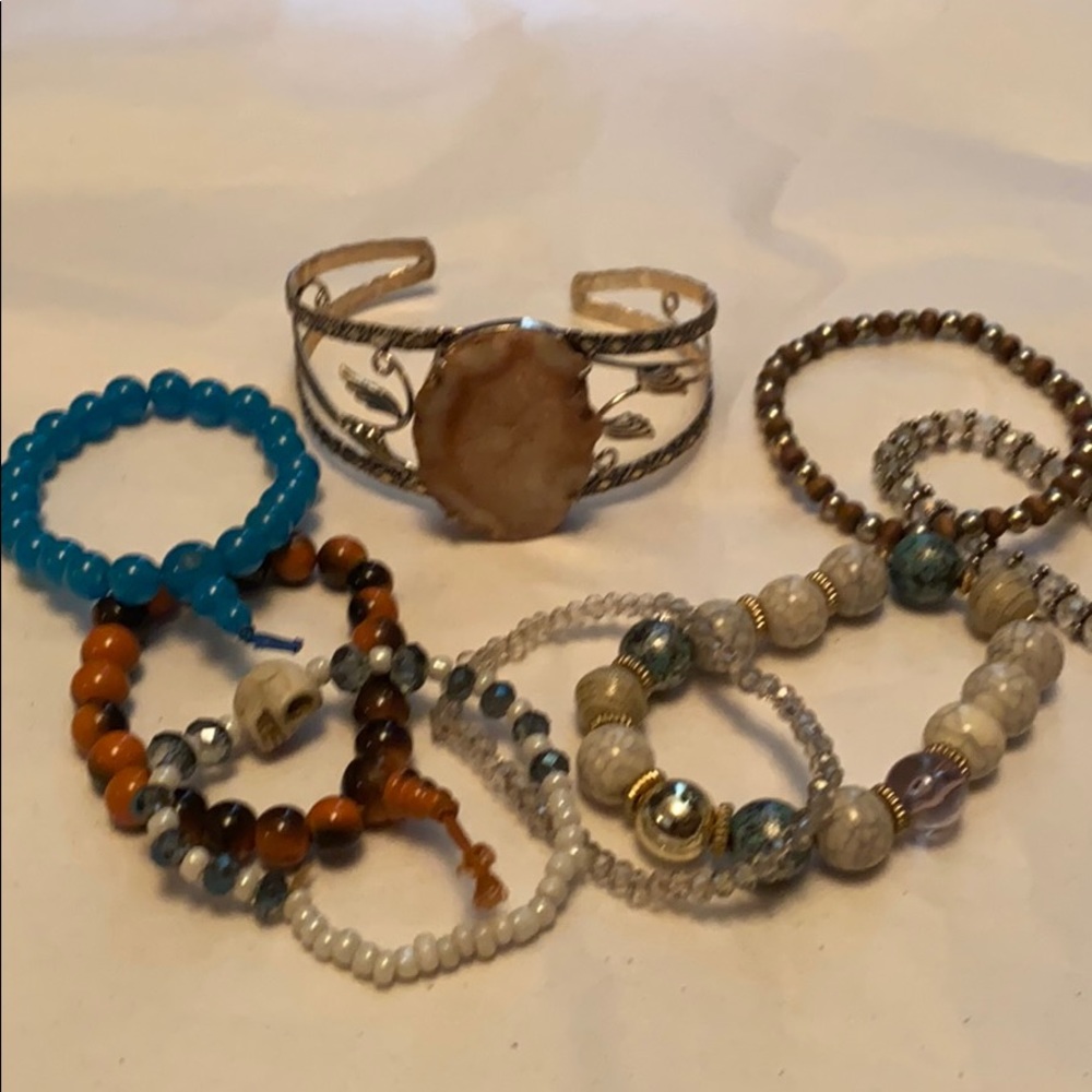 Miscellaneous Gemstone Bracelet Bundle - image 1